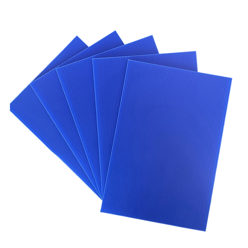 Farget vanntett korrugert PP hul plastplate