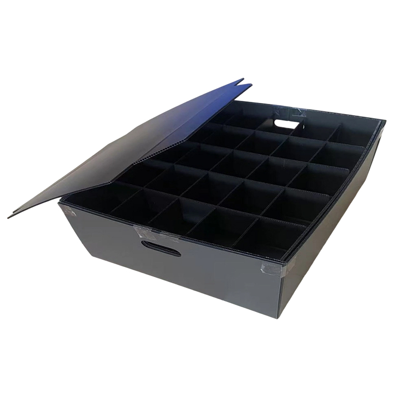 Delt Coroplast PP Hollow Board Hardware Sorteringsboks