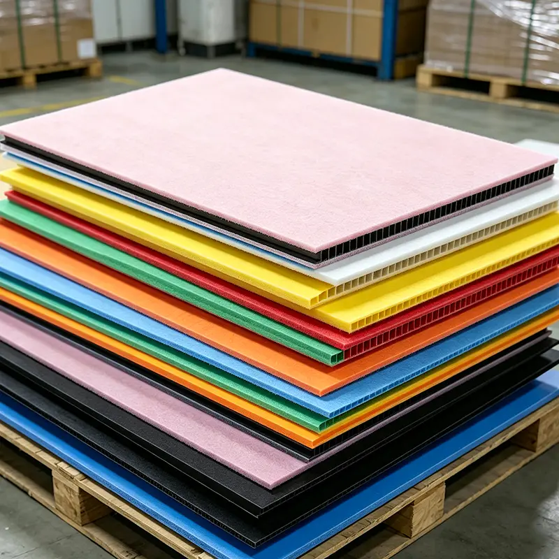 Korrugert plastplate